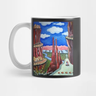 New Mexico Mountain Village Mug